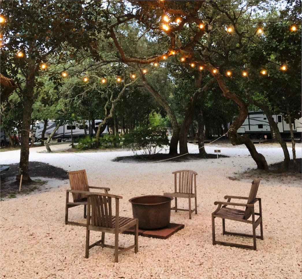 Campfire gathering area